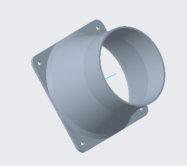 Heat Management Fan Shroud for ASIC Miner Fan Duct 120mm to 4 Inch Hose Compatible with Antminer S19 T19 S17 T17
